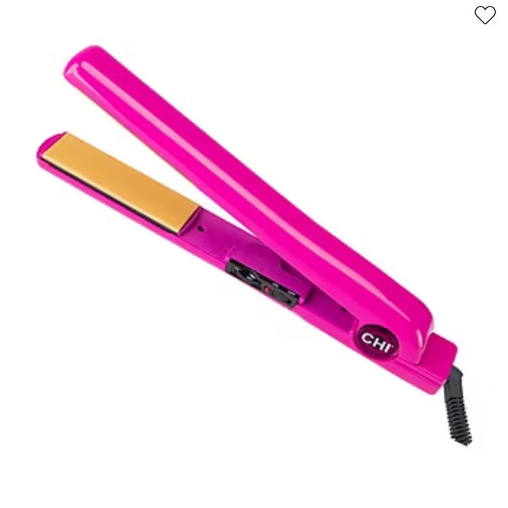 CHI Pink 1in travel Analog Flat Iron